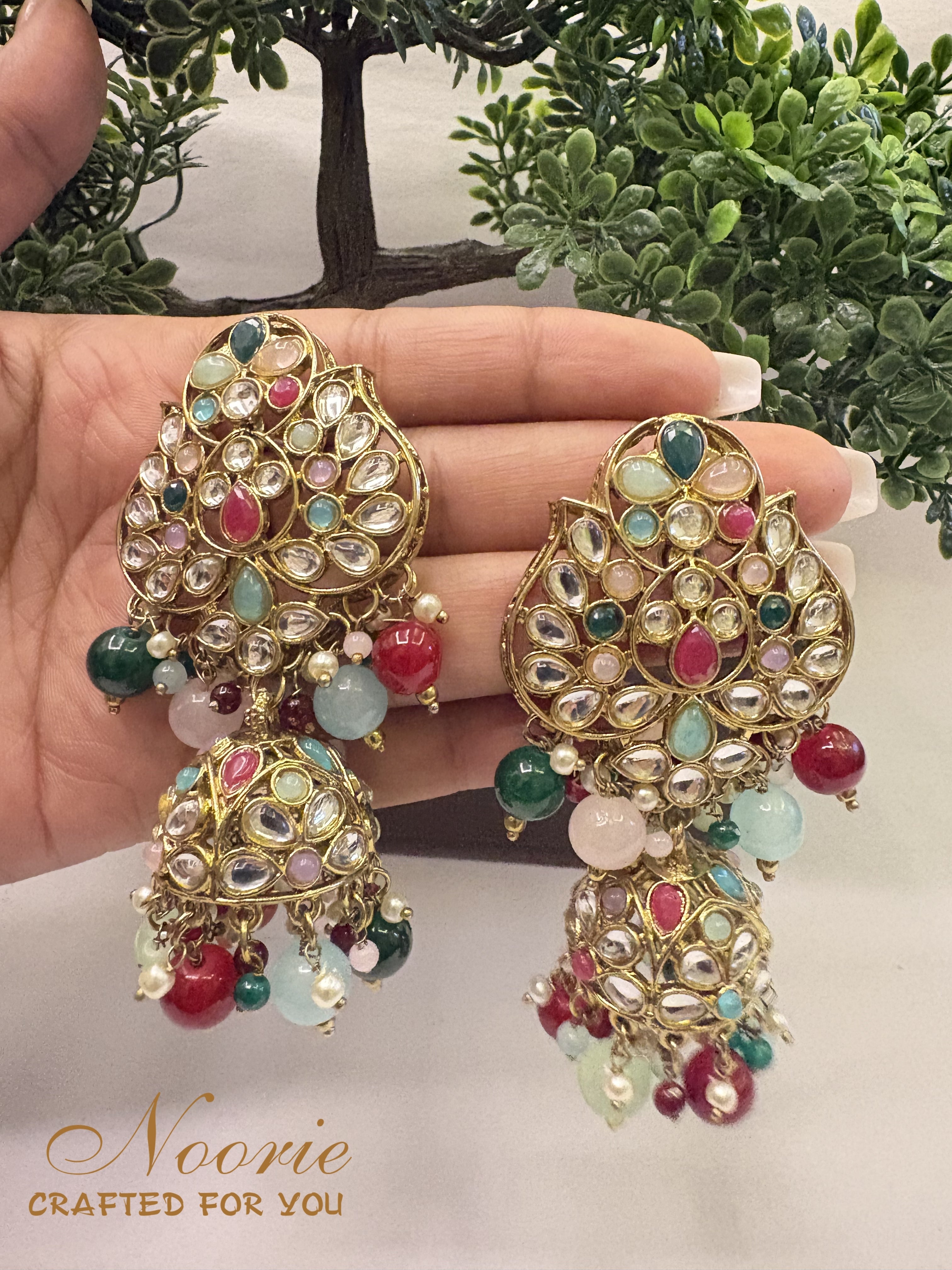 Viraasat Pearl Jhumkas