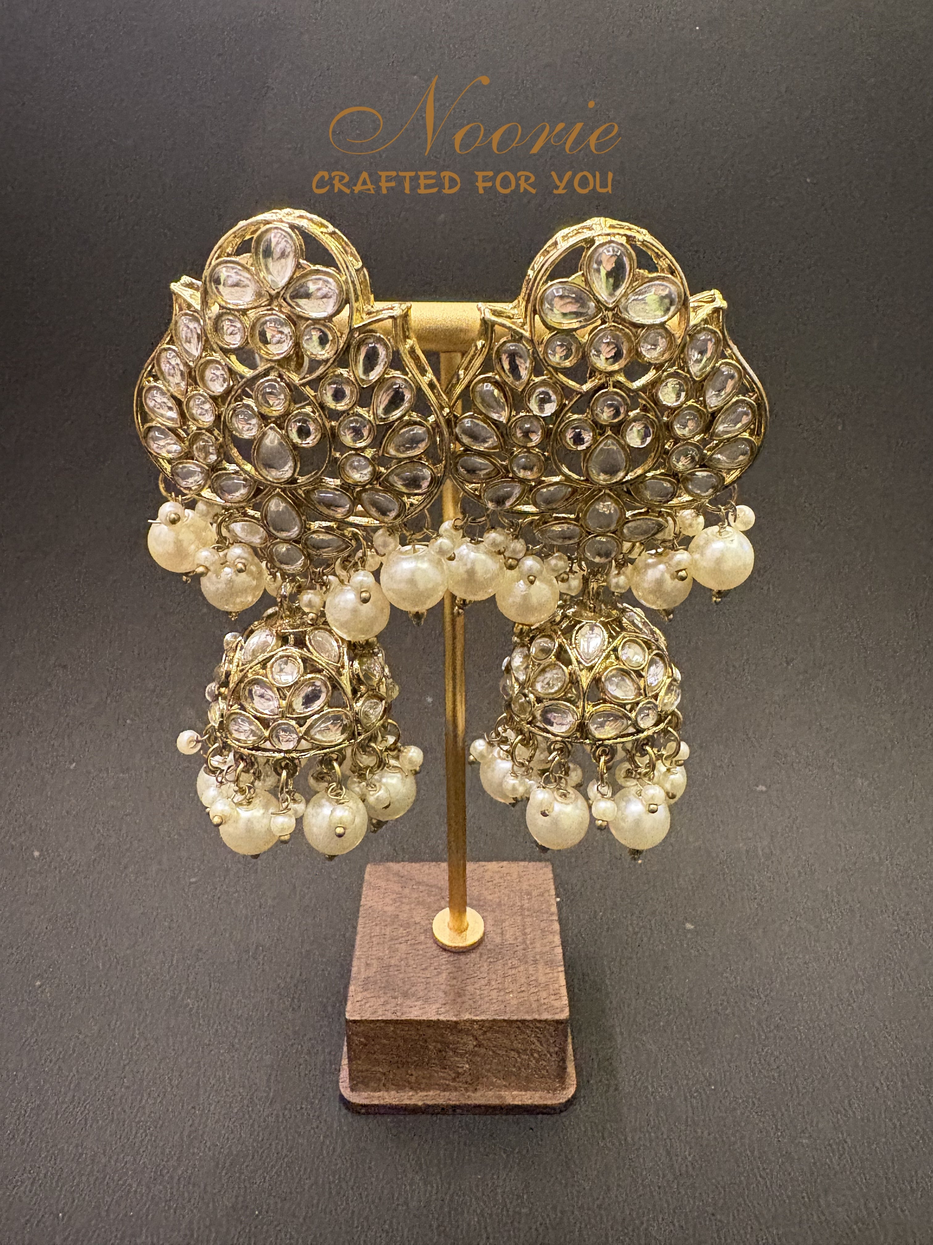 Viraasat Pearl Jhumkas