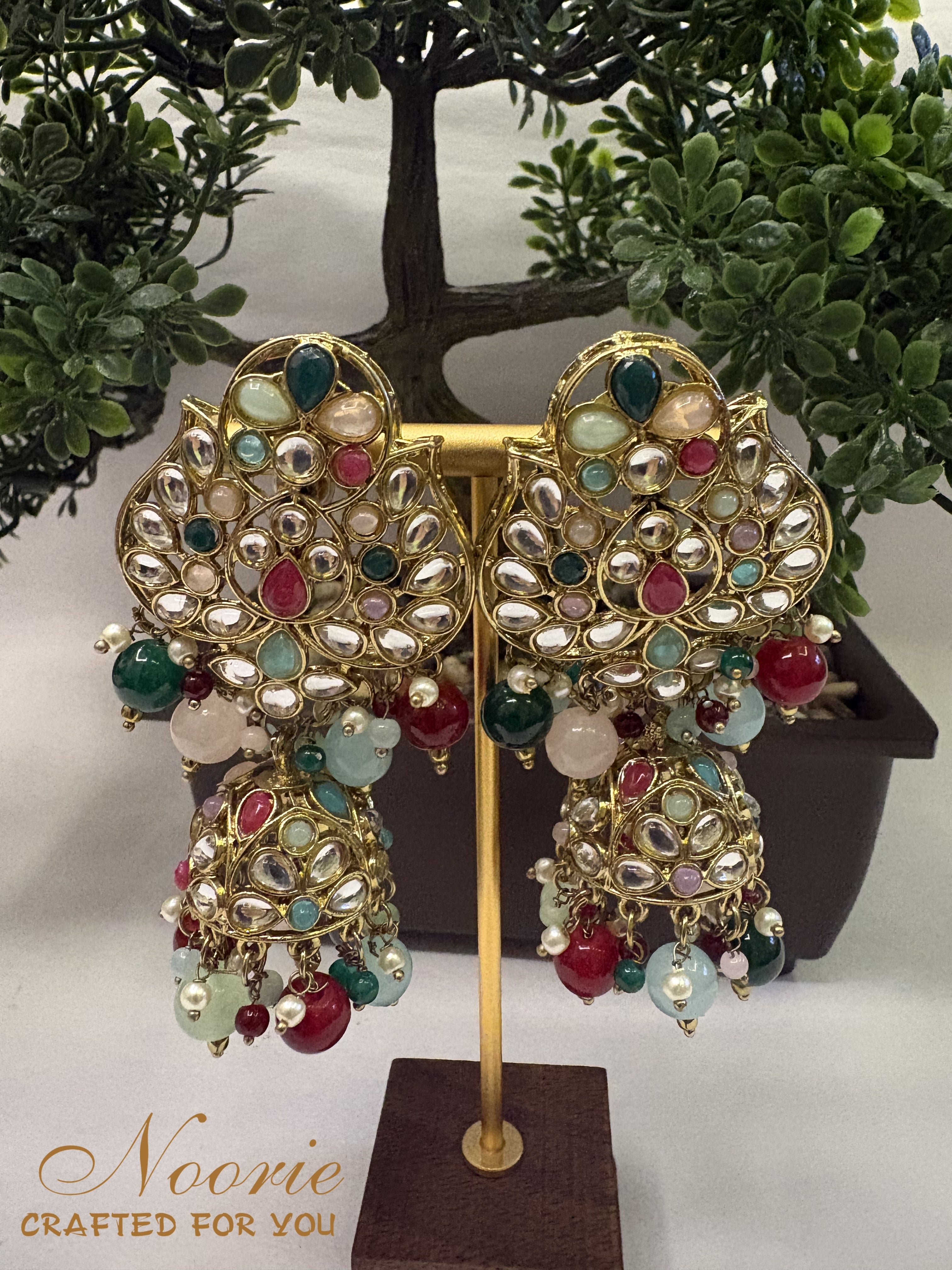 Viraasat Pearl Jhumkas