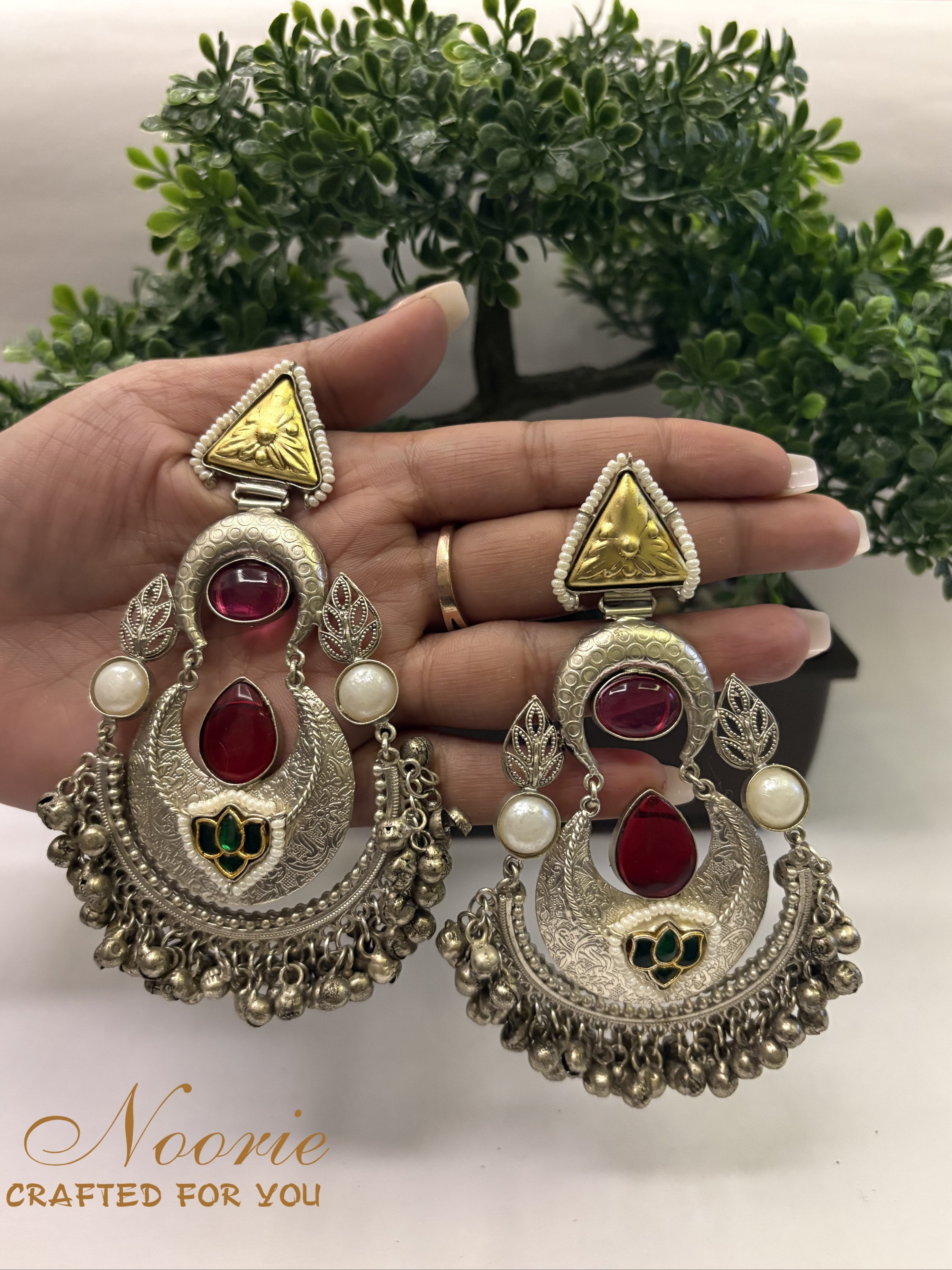 Crescent Dangle Earrings