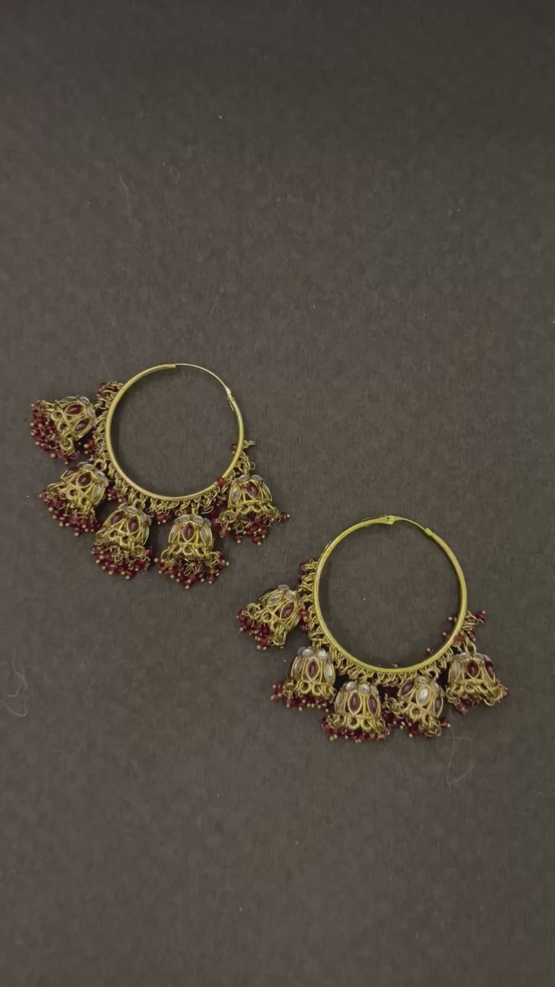 Sitara Hoop Jhumkas