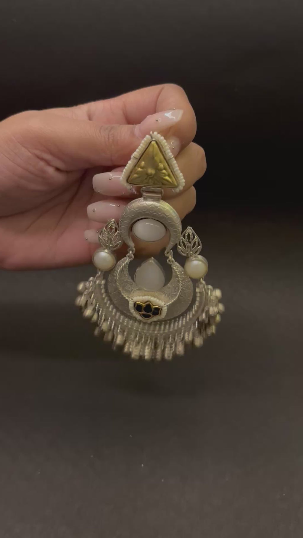 Crescent Dangle Earrings