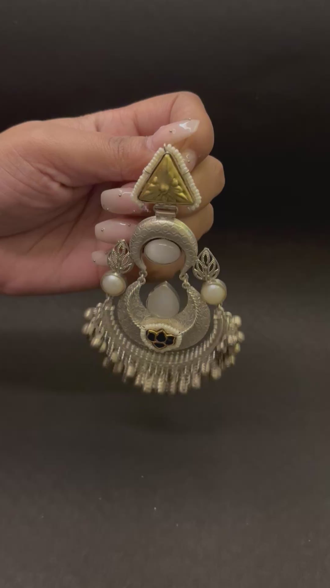 Crescent Dangle Earrings