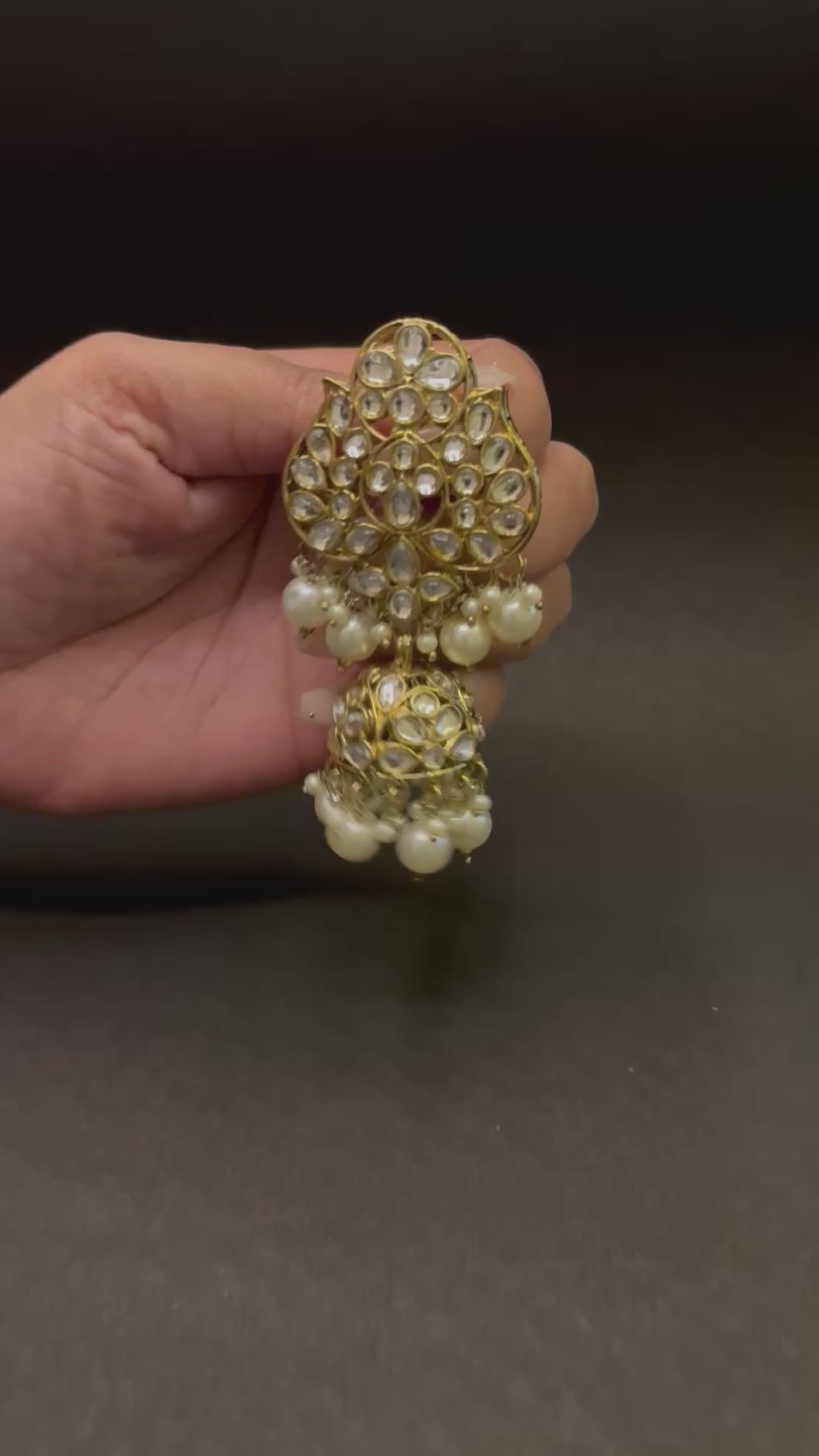 Viraasat Pearl Jhumkas