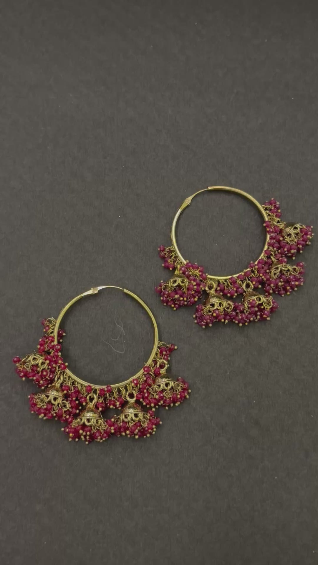Sitara Hoop Jhumkas